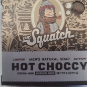 Dr. Squatch Hot Choccy Men’s Natural Soap — Brown Bar